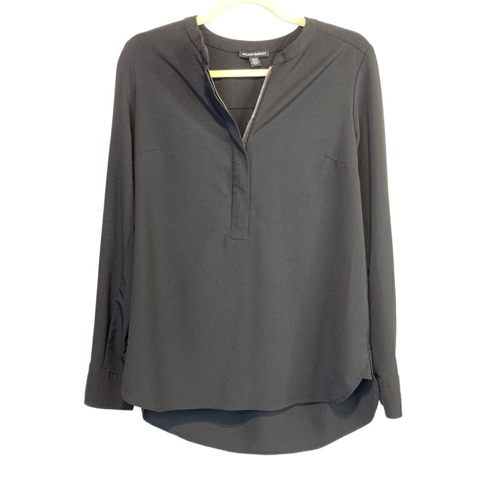 Hilary Radley Front Zip Blouse